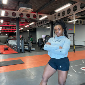 XBH (X back cropped hoodie)